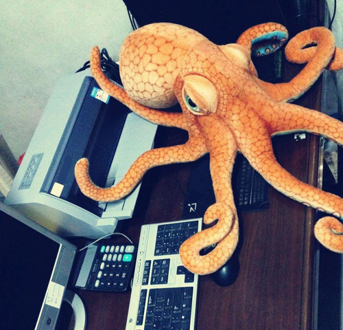 55cm Gigante Simulado Polvo Brinquedo De Pelúcia Lifeli De A - Imagem 4