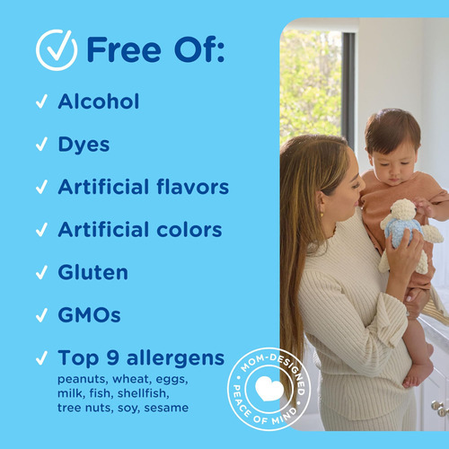 Gotas De Sabugueiro Orgânico Para Bebês Mommys Bliss, Suport - Imagem 7