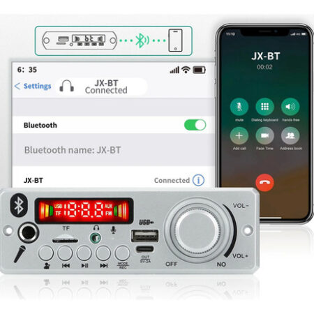 Placa Decodificadora Mp3 Wav, Amplificador De 80w, Microfon - Imagem 3