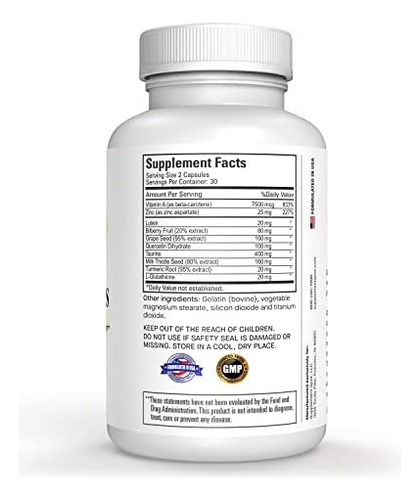 Suplemento Spot Eye Essentials Suplementos Oculares Para Ad - Imagem 3