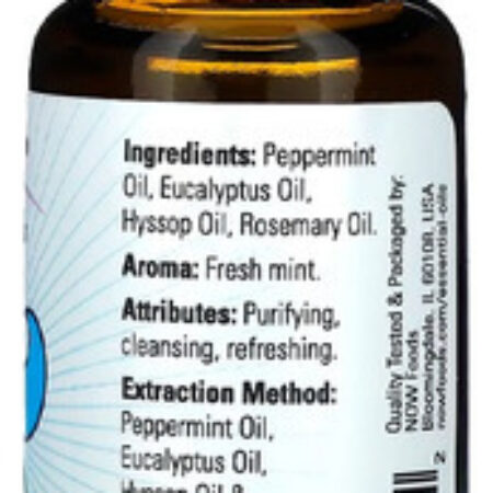 Mistura Óleo Clear The Air Now Foods 30ml Importado - Imagem 3