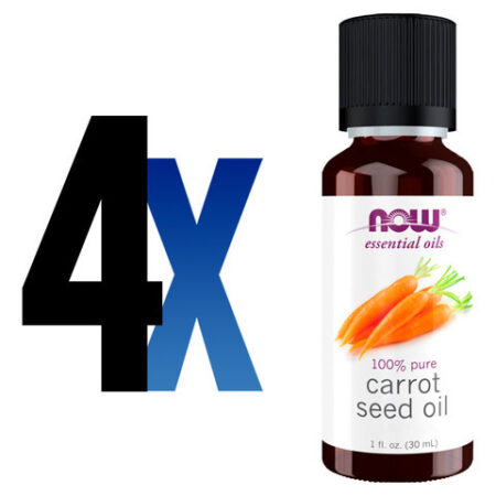 Óleo Semente De Cenoura Now Foods 30ml Puro Importado 4un - Imagem 2