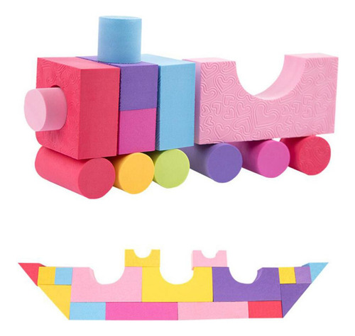 De Construção De Espuma E Segura De 50 Peças Para - Imagem 6