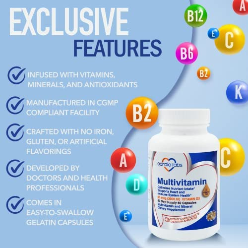 Multivitamínico Cardiotabs - Suplementos Para Coração E Imu - Imagem 2