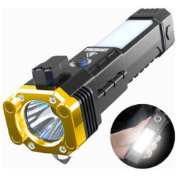 Melhor Lanterna Mais Forte Do Mundo 4 Leds 5 Em 1rd, Sos*