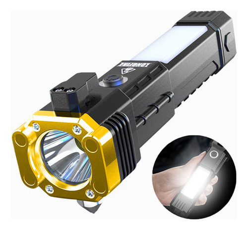 Melhor Lanterna Mais Forte Do Mundo 4 Leds 5 Em 1rd, Sos*