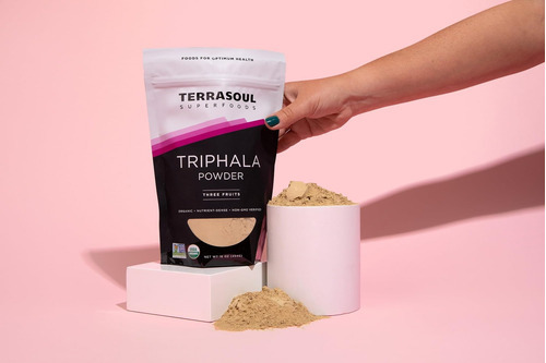 Pó Triphala Orgânico Terrasoul Superfoods -1 Libra - Imagem 5