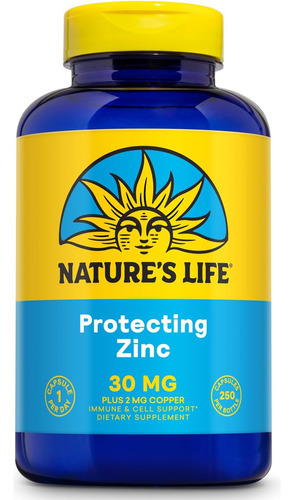 Natures Life Picolinato De Zinco 30mg | Mais 2 Mg De Cobre