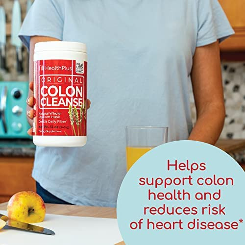 Health Plus Colon Cleanse - Pó De Fibra Diário Natural - Se - Imagem 7