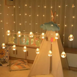 Cascata 126 Led Natal Decoração 8 Funções 110v