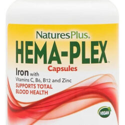 Naturesplus Hema-plex Iron - 60 Cápsulas De Ação Rápida - 85