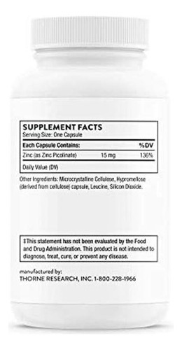 Vitamina B-12/thorne / 60 Cápsulas - Imagem 9