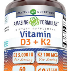 Fórmulas Incríveis De Vitamina Diu Com Vitamina K2 100 Mcg |