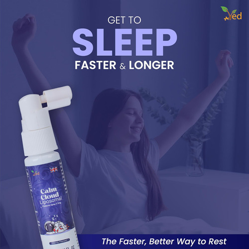 Ved Calm Cloud Spray, Sleep Assist Spray, Liposomal, Sleep S - Imagem 5