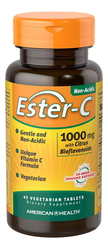 American Health Ester-c Com Bioflavonóides Cítricos, Comprim