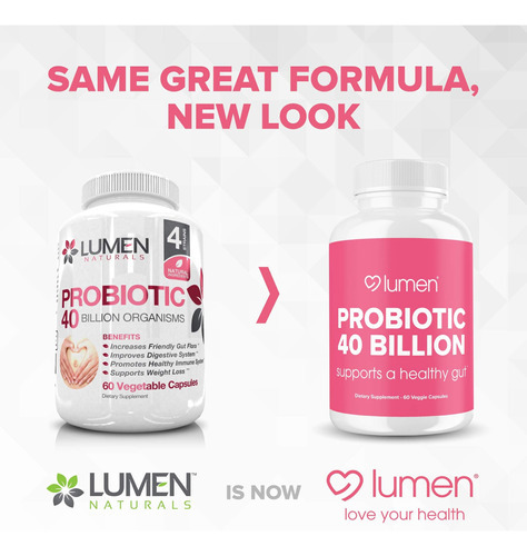 Lumen Naturals Probióticos 40 Bilhões De Ufc | Probióticos P - Imagem 6