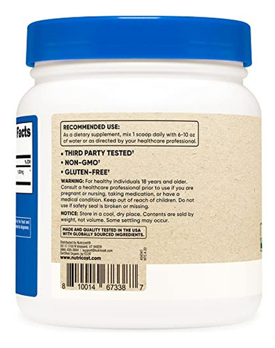 Suplemento Nutricost Organic Irish Moss Powder 454g - Imagem 3