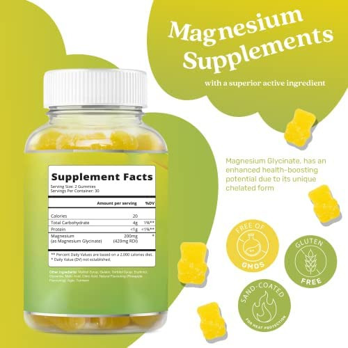 Gomas De Magnésio Belive 200mg - 60 Ct | Suplementos De Gli - Imagem 2
