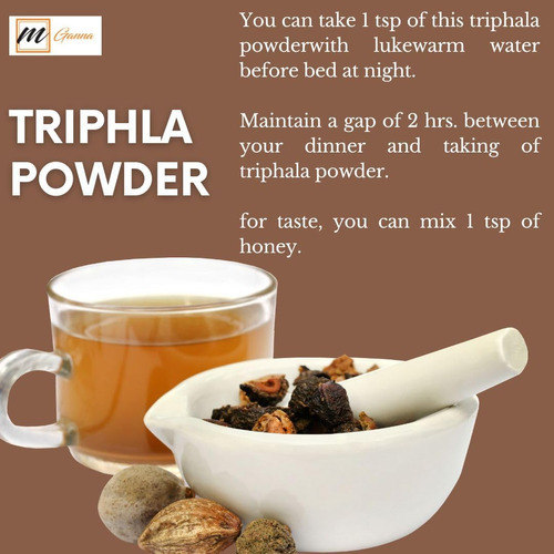 Pó Triphala 100% Natural Mganna Para Pele Brilhante E Cuidad - Imagem 4