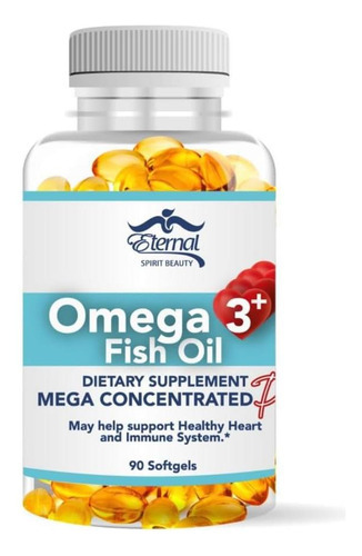 Óleo De Peixe Ômega-3 Eternal Spirit Beauty: Suplemento Diet