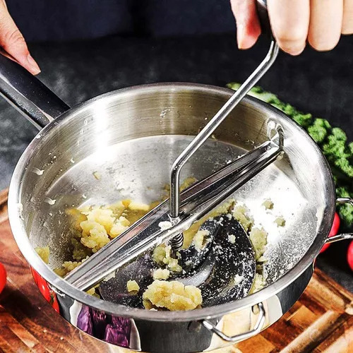 Qi1 Passa Verduras Em Aço Inox Com 3 Discos 20cm. - Imagem 7