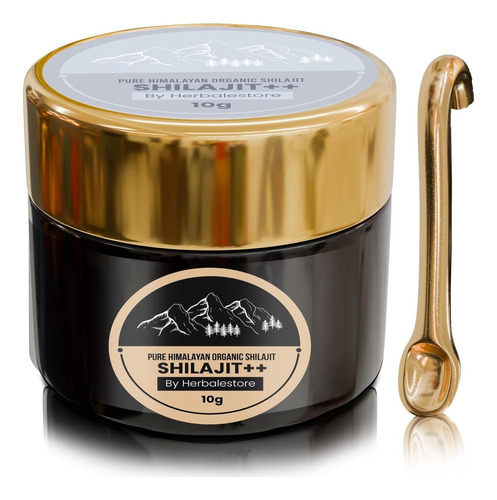 Shilajit++ Resina Shilajit Pura Do Himalaia 10g | 600 Mg De