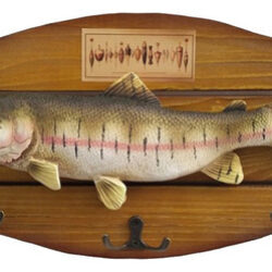 Decoração De Parede De Peixe Simulada 39x19.5x1cm