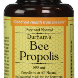 Suplemento Durham"s Bee Propolis 500mg 120 Cápsulas
