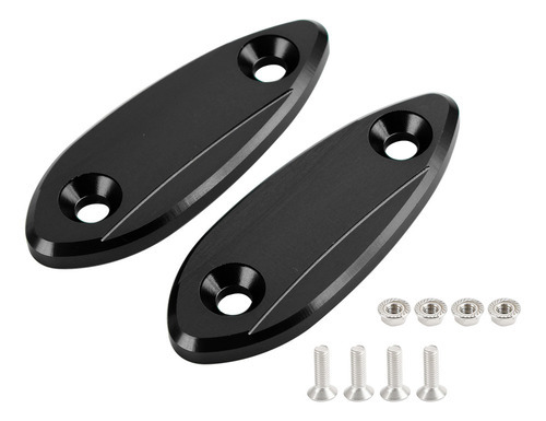Placas De Espelho Pretas São Adequadas Para Kawasaki Zx-6r Z - Imagem 4