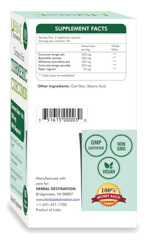 Suplemento De Açafrão De Destino À Base De Plantas Hrx- Imun - Imagem 5