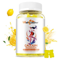Gomas De Cálcio E Magnésio Com Vitamina D3 K2 Sem Açúcar 600