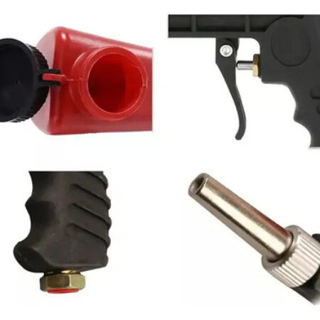 Pistola Pneumática De Jateamento De Areia Pequena - Imagem 7