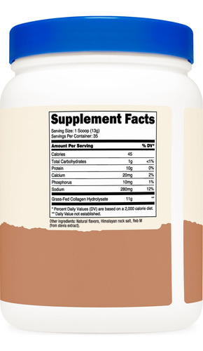 Colágeno Em Pó Nutricost Grass-fed 454g De Caramelo Salgado - Imagem 5