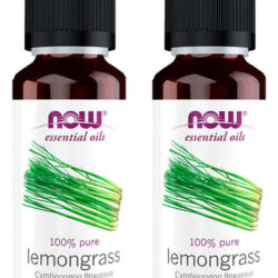 Óleo De Capim Limão 30ml Now Foods Lemongrass Oil Puro 2un