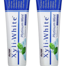 Creme Dental Xyliwhite Now Foods Menta Bicarbonato Sódio 2un