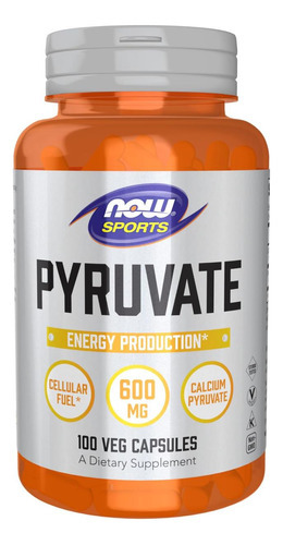 Agora Alimentos Nutrição Esportiva, Piruvato (ácido Pirúvico