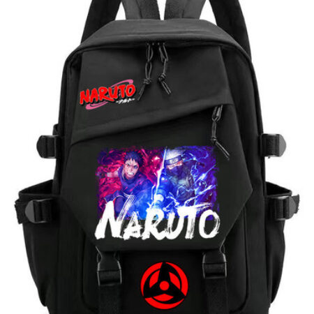 Mochila Escolar De Grande Capacidade Naruto Para Adolescente - Imagem 13