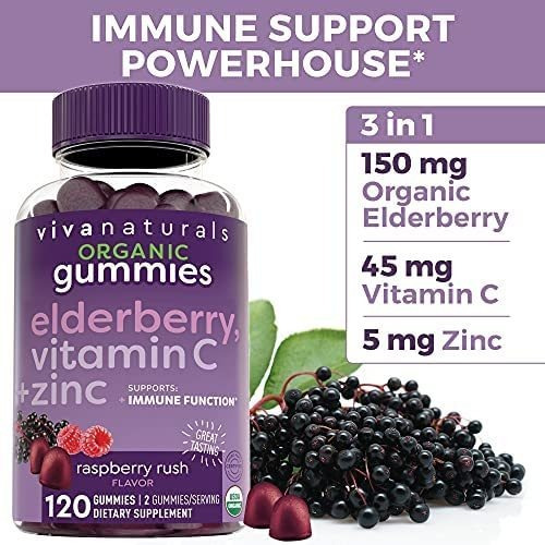 Vitamina C Viva Naturals 45 Mg 120 Gomitas - Imagem 2
