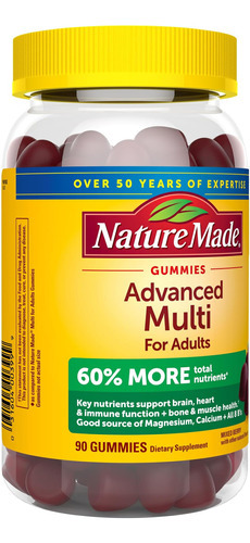 Gomas Multivitamínicas Avançadas Feitas Pela Natureza Para A - Imagem 8
