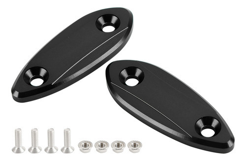 Placas De Espelho Pretas São Adequadas Para Kawasaki Zx-6r Z - Imagem 3