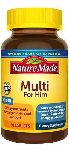 Multivitamínico Feito Pela Natureza Para Ele Sem Ferro, Sup