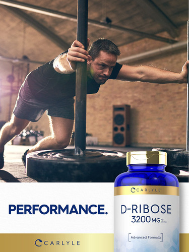 Suplemento Carlyle D-ribose Em Cápsulas 3200 Mg 180 Unidades - Imagem 6