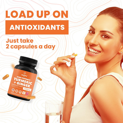 Açafrão + Cápsulas De Gengibre 1200mg | Conforto Conjunto, S - Imagem 5