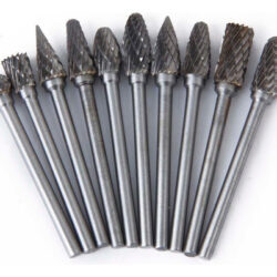 Kit 10 Limas Rotativa Carboneto Tungstênio Haste 6mm