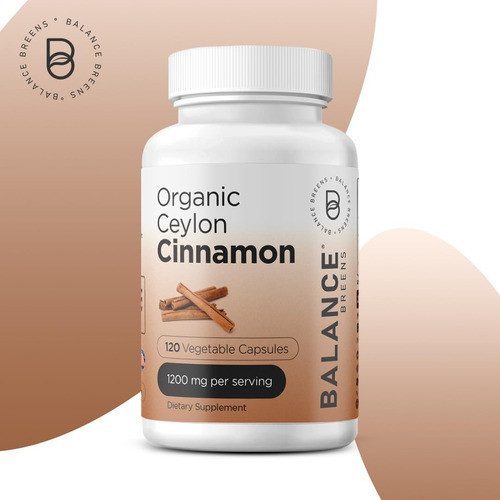Suplemento Orgânico De Canela Do Ceilão Balancebreens 1200mg - Imagem 2