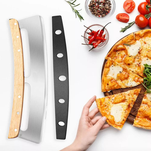 Pizza Rocker Grande Cortador De Pizza Profissional Com Alça - Imagem 3