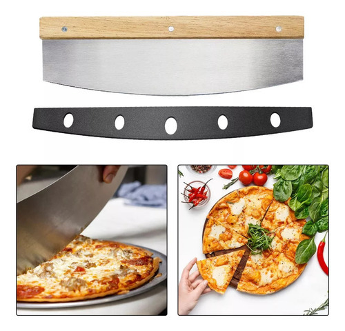 Pizza Rocker Grande Cortador De Pizza Profissional Com Alça - Imagem 12