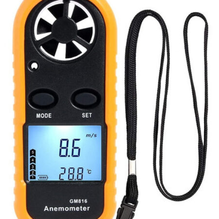 Medidor De Velocidade Do Vento Hallocool Handheld Wind Anemo - Imagem 5
