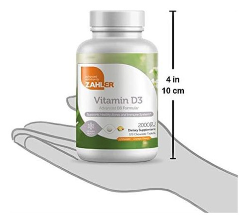 Zahler Vitamina D3 Massigável 2000iu, Um Suplemento Totalmen - Imagem 4