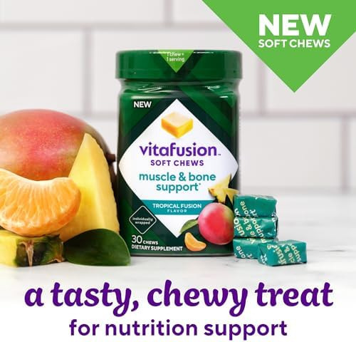 Vitafusion Soft Chews Para Suporte Muscular E Ósseo (1), Vit - Imagem 2